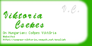 viktoria csepes business card