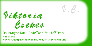 viktoria csepes business card